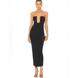 Christopher Esber U Neckline Orbit Strapless Dress NWT Size Small